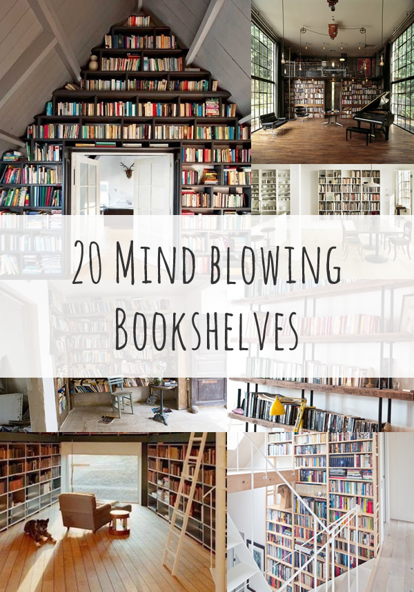 Bookshelf Ideas | Inspiration | DIY Bookshelf Ideas | DailyMilk