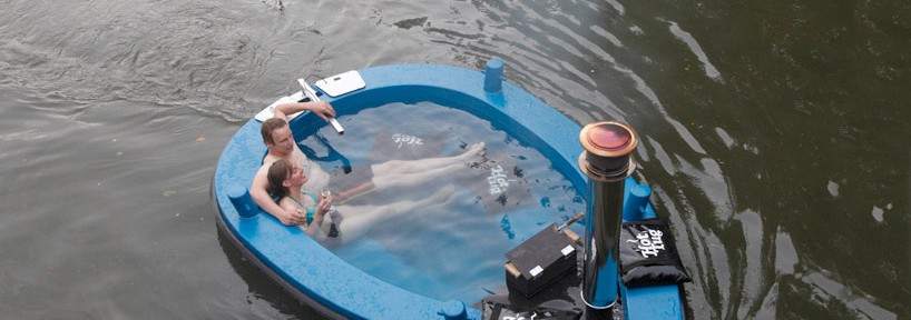 HotTug Jacuzzi Boat {The Wood Fired Hot Tub in Boat}