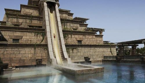 Atlantis Hotel in Dubai’s Shark Infested Water Slide