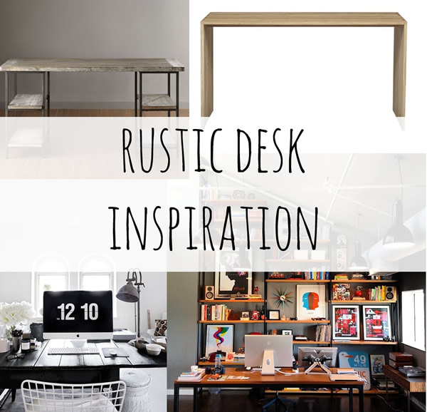 rustic desk inspiration